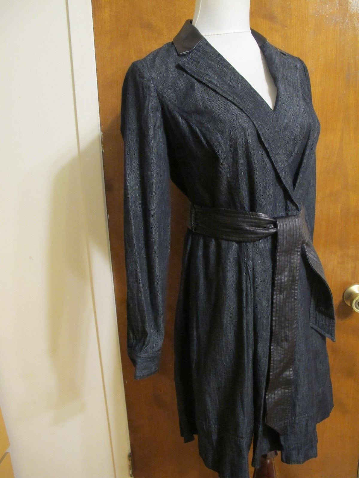 Lauren Ralph Lauren women’s blue denim cotton stylish dress NWT 8P