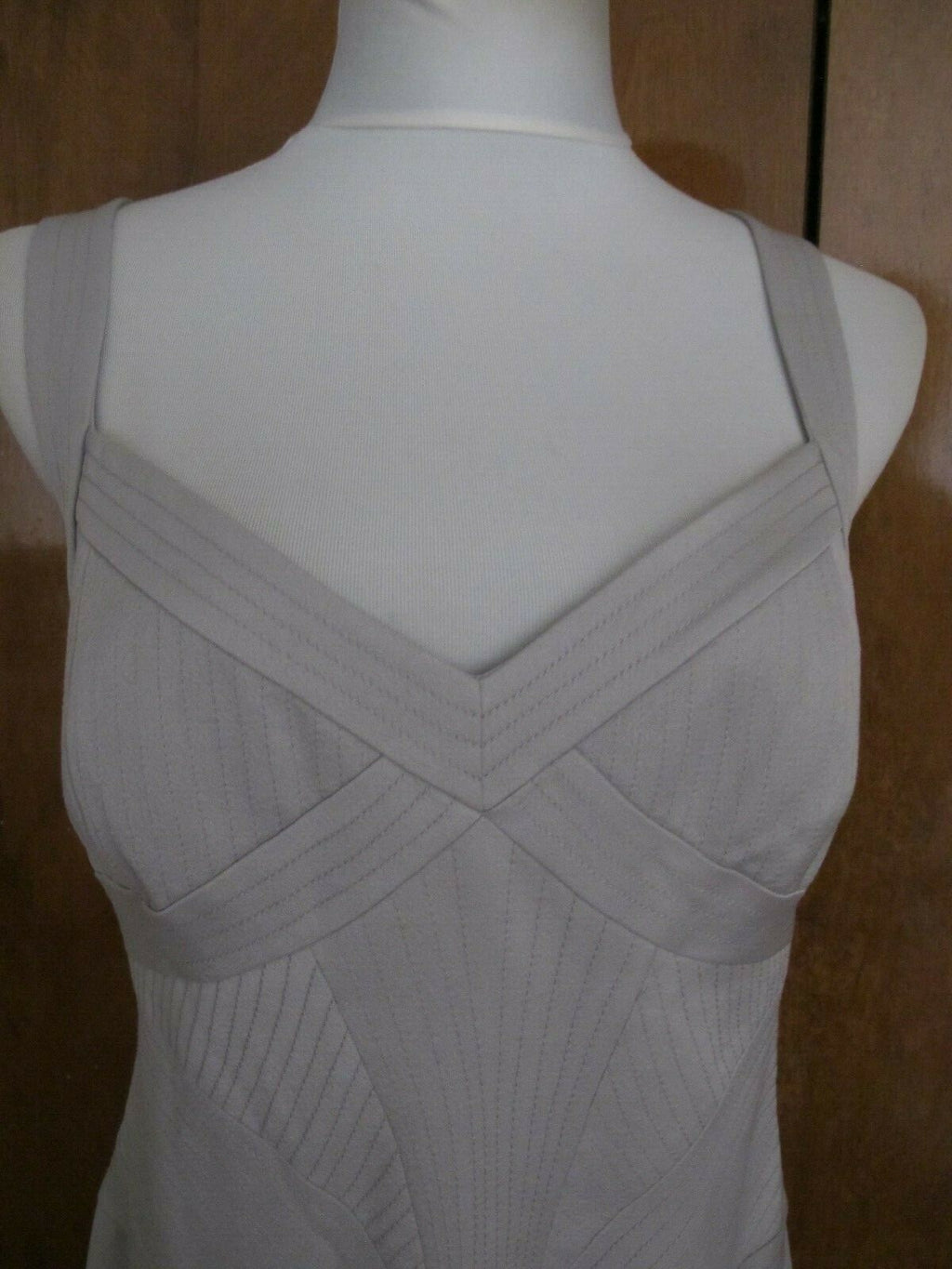 Ralph Lauren women’s  A-Line gray fog lined dress size 14 NEW