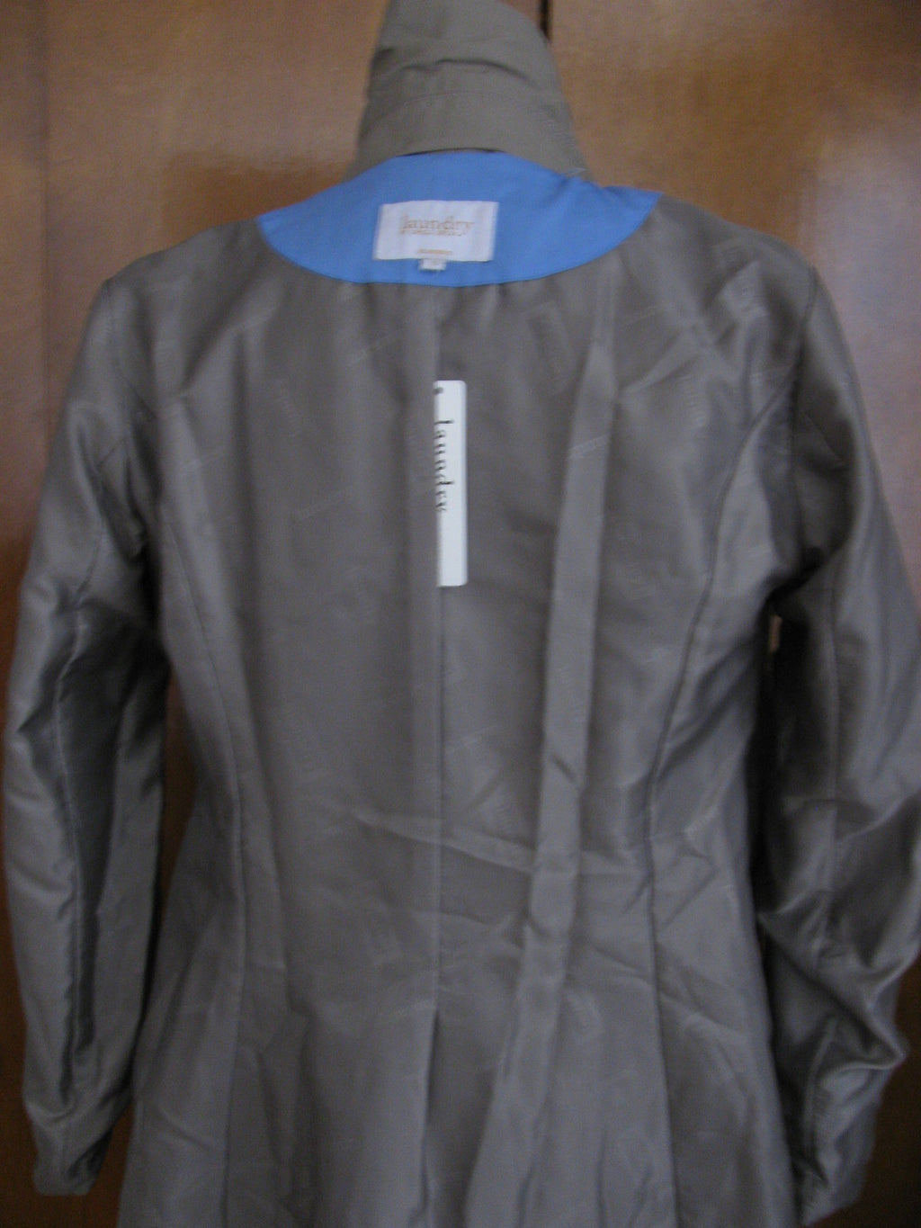 Laundry By Shelli Segal women's oatmeal stylish lined coat size Small NWT