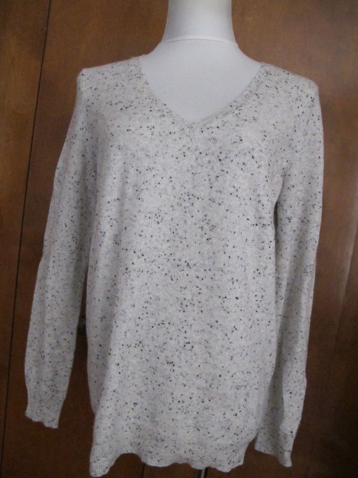 Bloomingdale's women's multicolor  2ply cashmere sweater Size XLarge NWT
