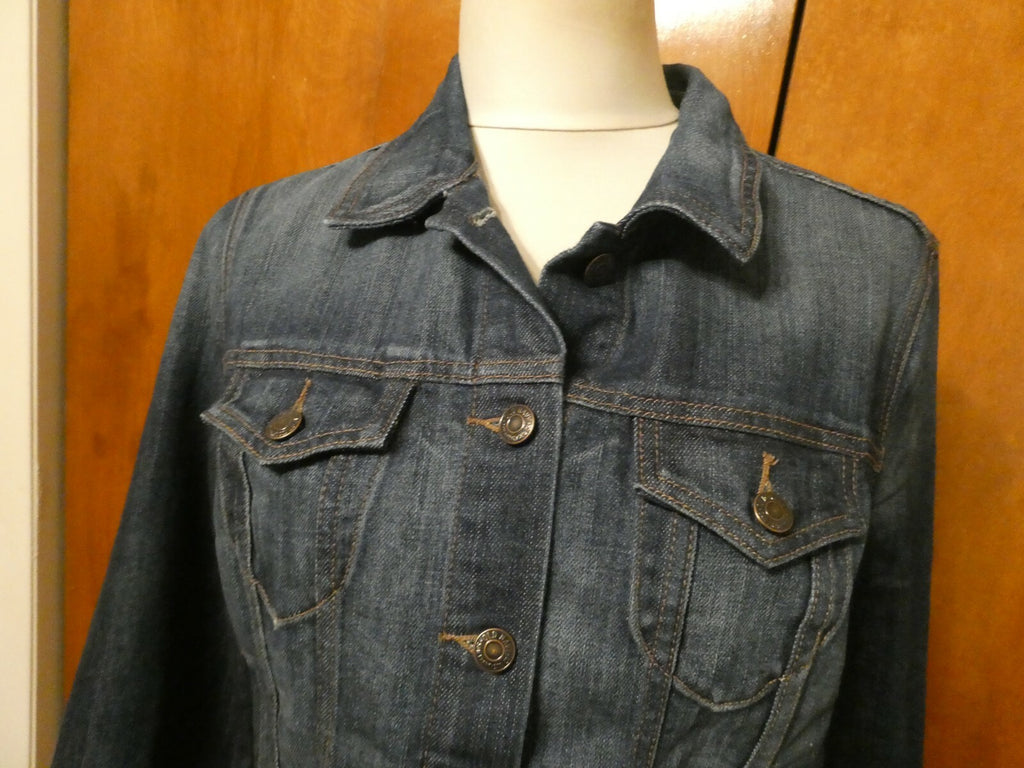 Old Navy women's soft blue jean jacket Large