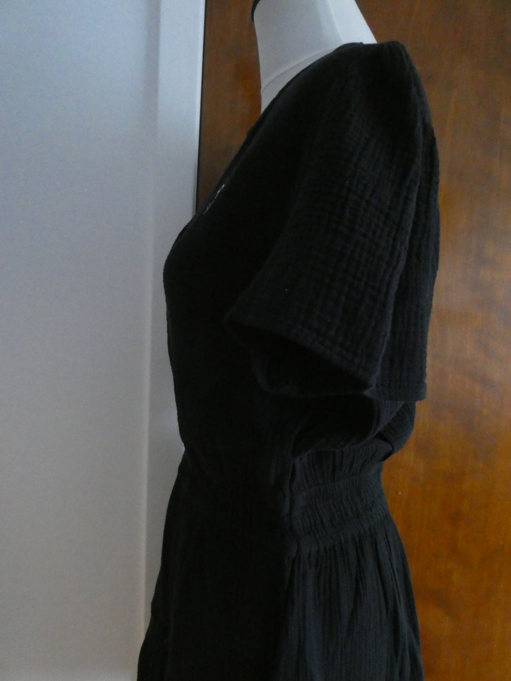 U.S. Polo Assn. Women's Black Tiered Dress Size Medium 100% Cotton NWT