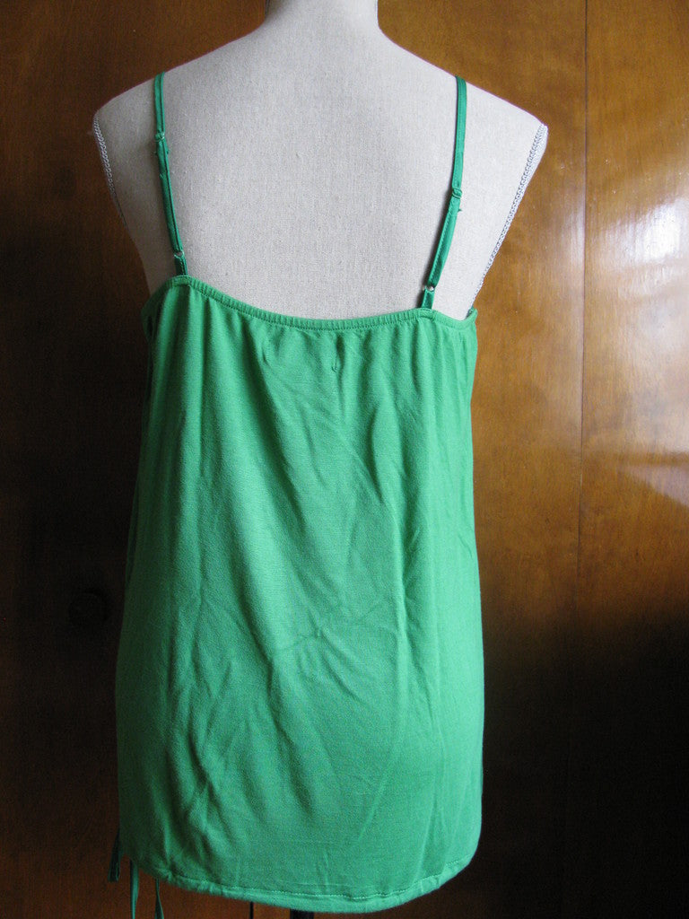Buffalo Women's Green Rayon Tunic Top Size Large NWT fits Medium 