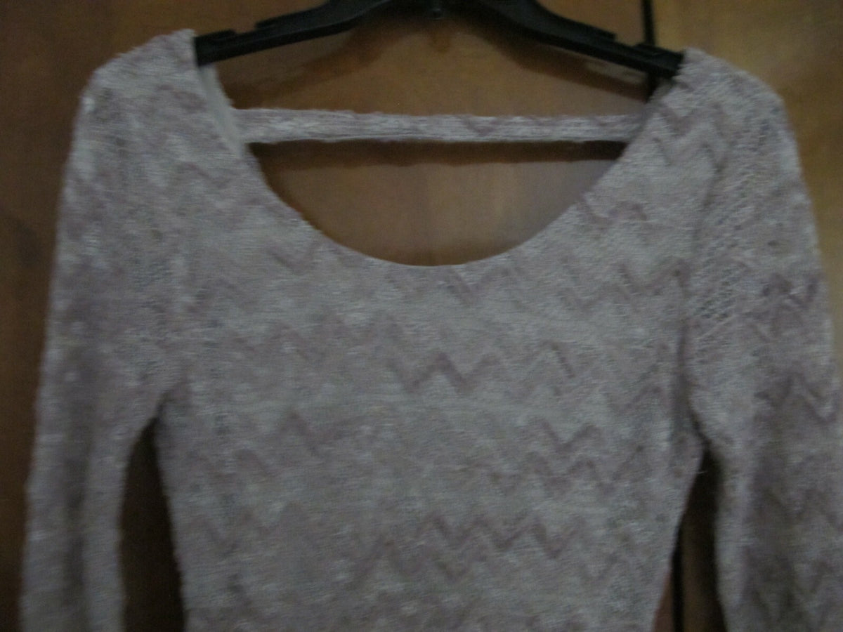 City Studio womens beige/taupe detailed fitted beaded soft dress Small (fits XS)