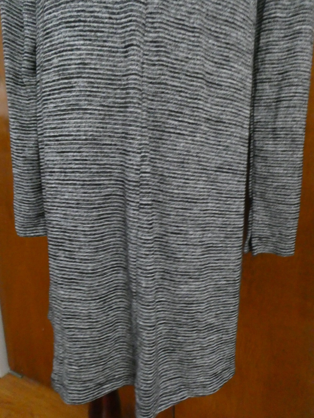 Gap Women's A-Line Black/Gray Long Sleeves Dress Size XLarge