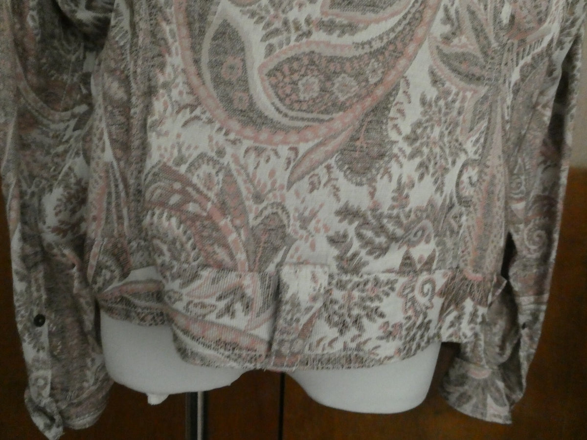Fashion Born Again Women's Multicolor Detailed Blazer Size Large