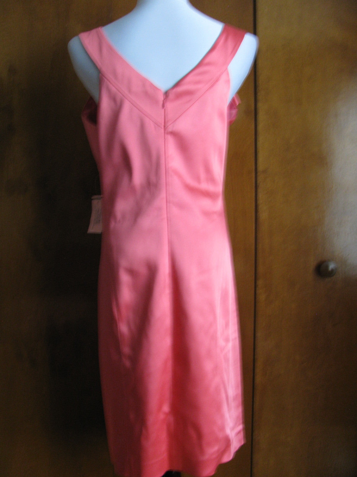 Taylor Women's Pink Satin Lined Dress 14 Fits 12