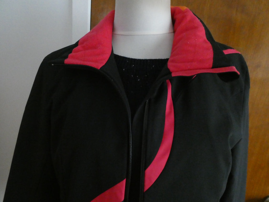 Women’s Spyder 3M Thinsulate Black Hooded Ski Snow Jacket Size 10