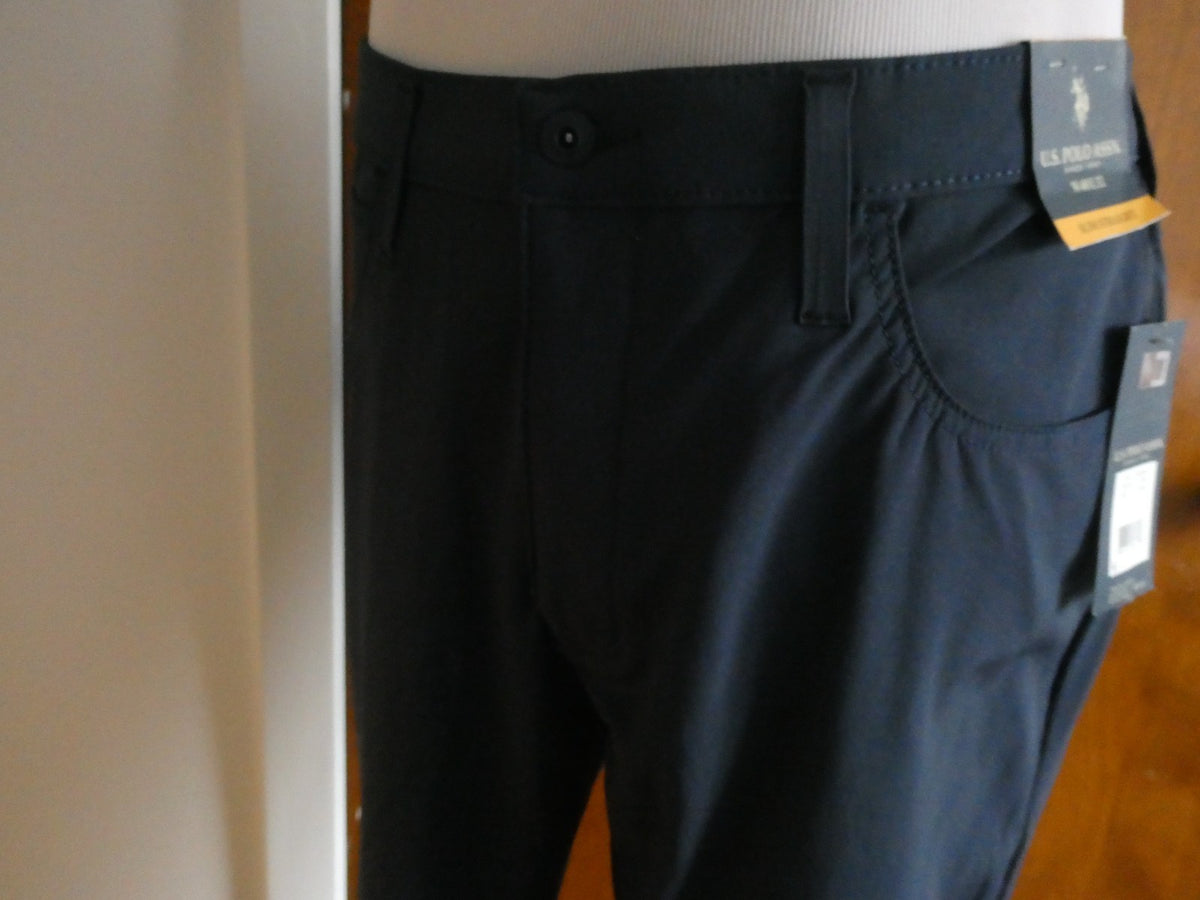 U.S. Polo Assn Men Slim Straight Active Stretch Pants 40x32 Navy CUNV 11D391NA