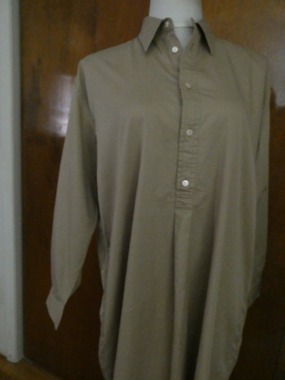 POLO RALPH LAUREN SPORT Women Soft Cotton Ten Long Sleeve Shirt Dress Size 10  