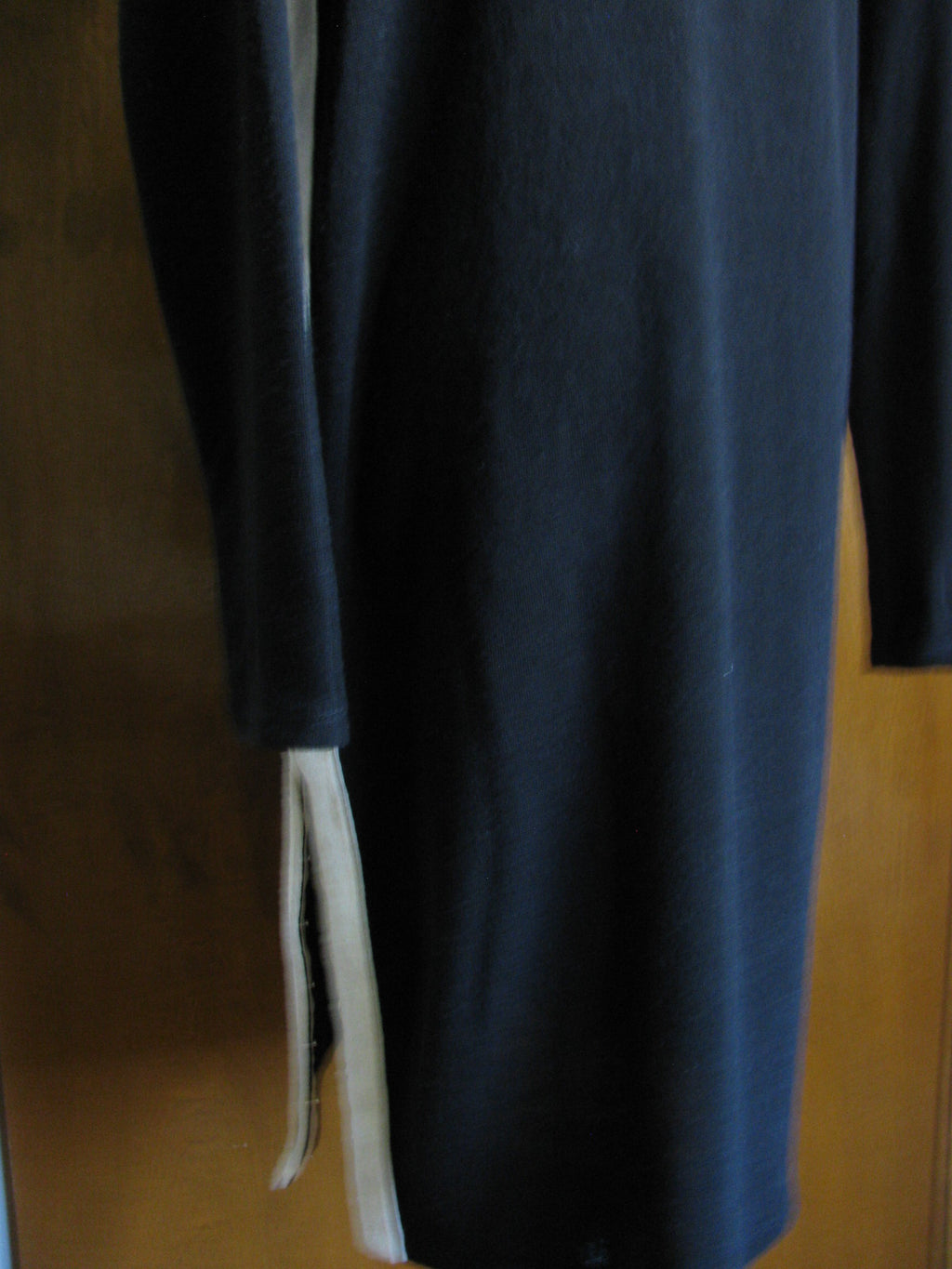 Rachel Roy women’s black dress with snaps closures at one side bottom Large NWT
