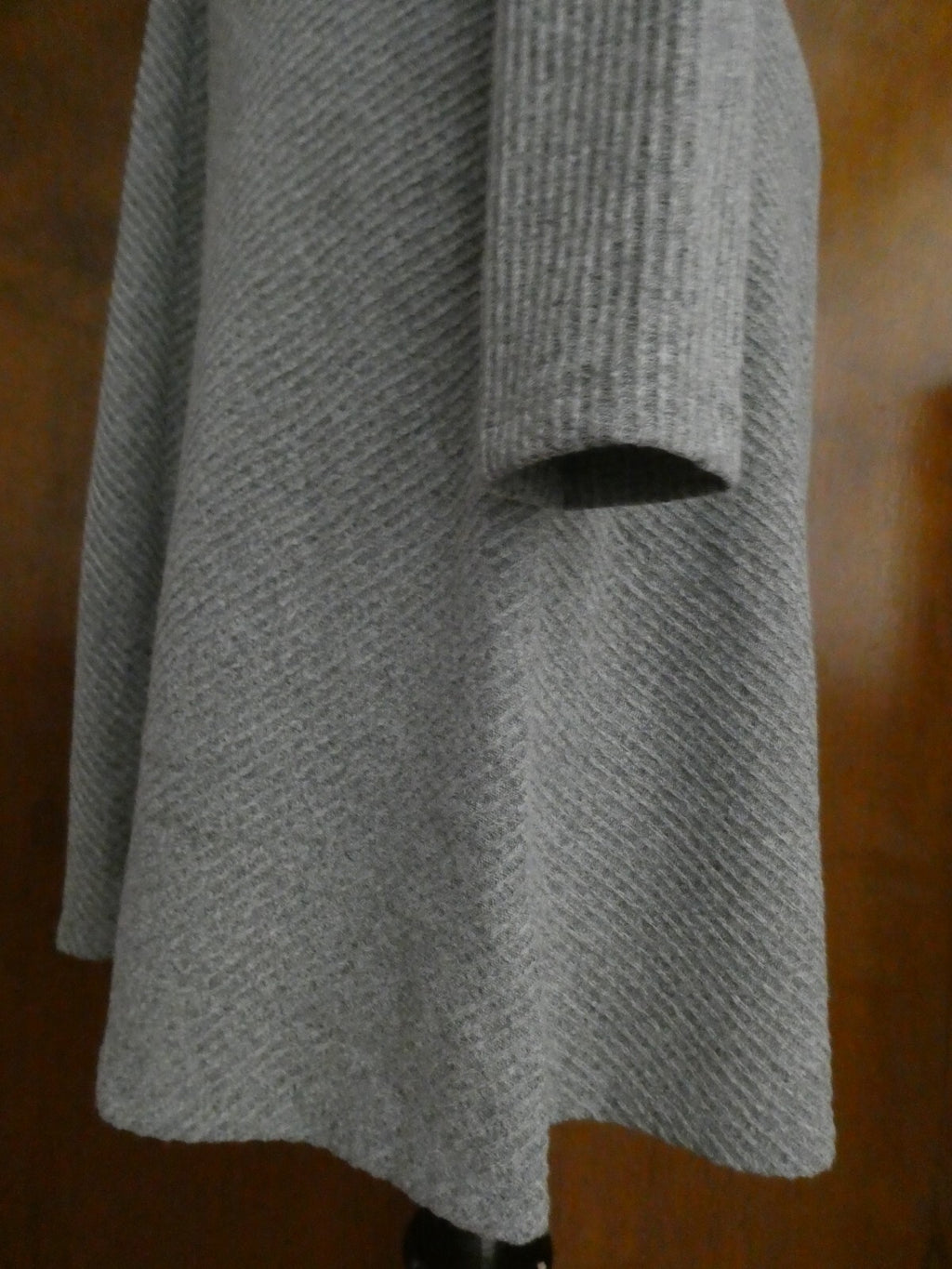 Gap Women’s Gray A-Line Long Sleeves Dress Medium, Xlarge