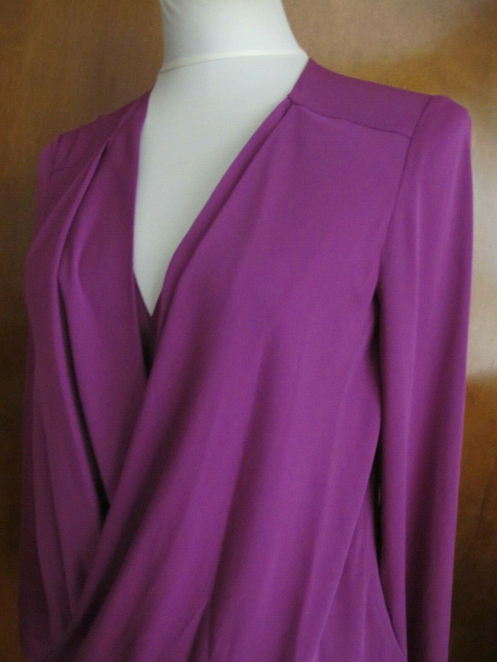 Diane von Furstenberg Evening silk purple top/blouse Size 4