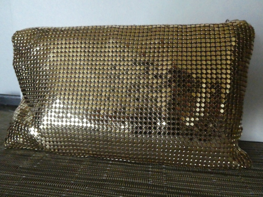 SCOOP Mesh Gold Evening Zippered Wallet NYC