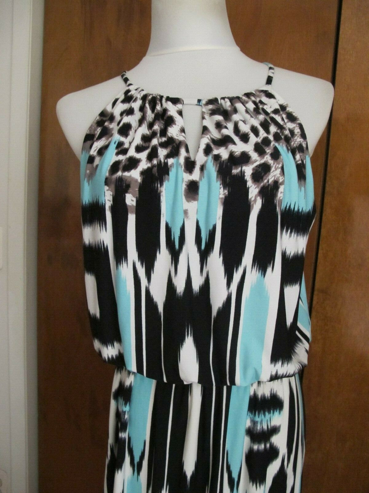 Roz Ali Women's Multicolor Maxi Detailed Dress Size 12 