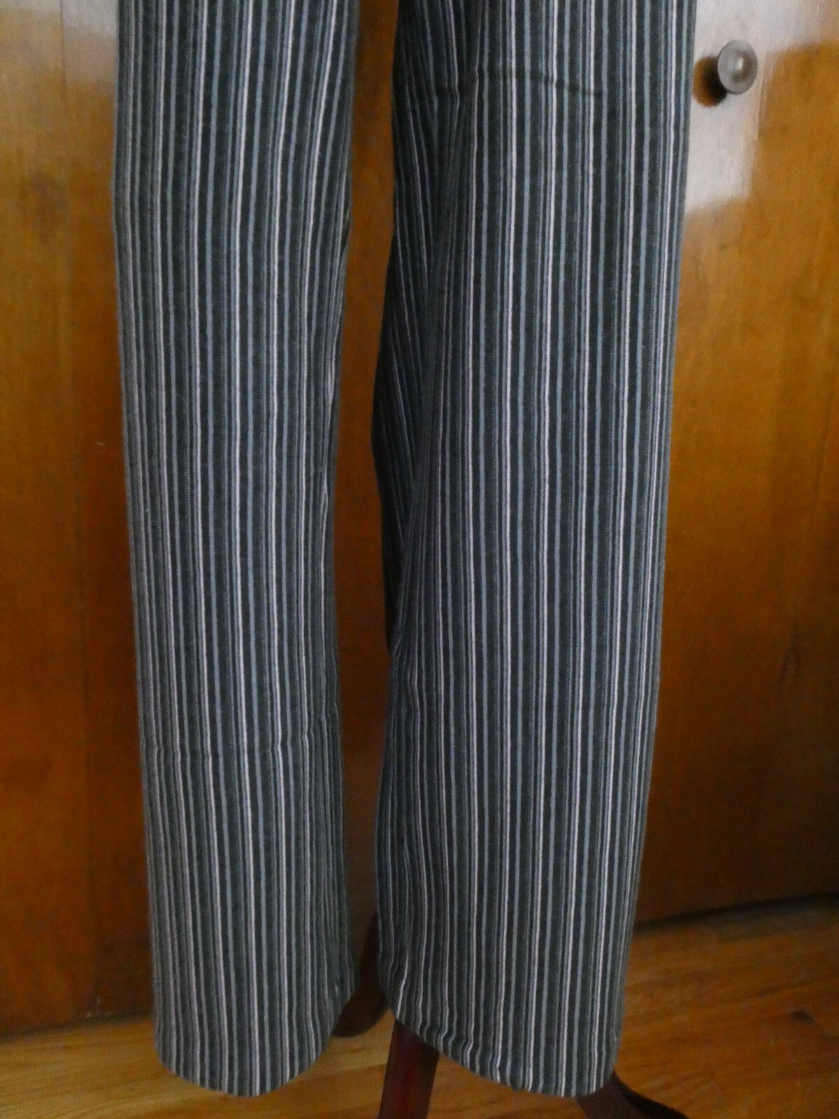 New York &Company women striped wide leg pants size large