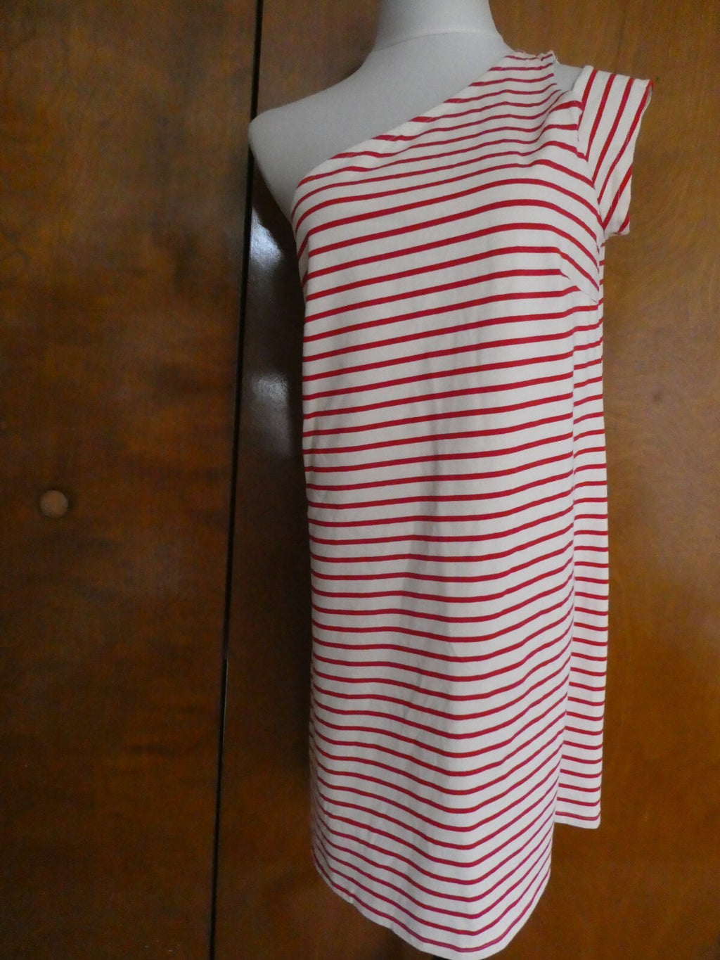 ANTHROPOLOGIE MAEVE Women's Stripped One Shoulder Dress Size Medium, Large
