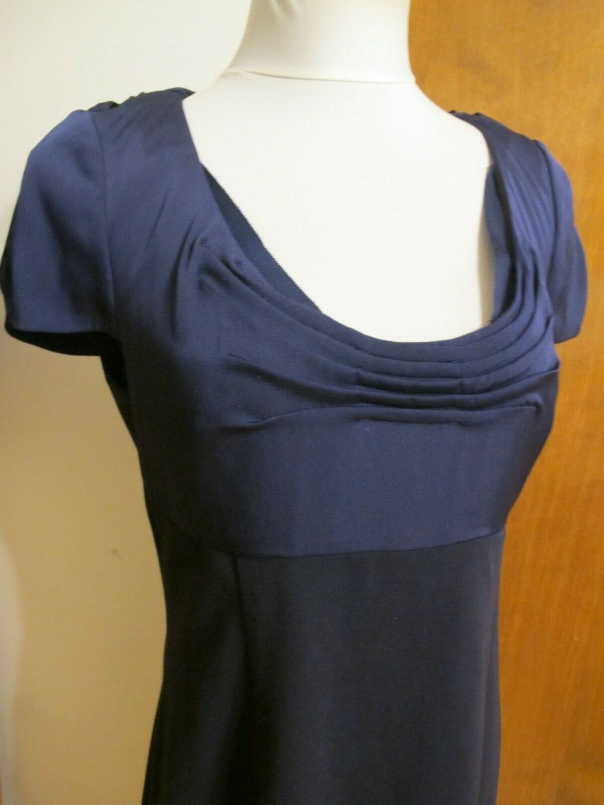 Elie Tahari Verida Women’s Navy Evening Lined Dress Size US 12 UK 16 IT 48