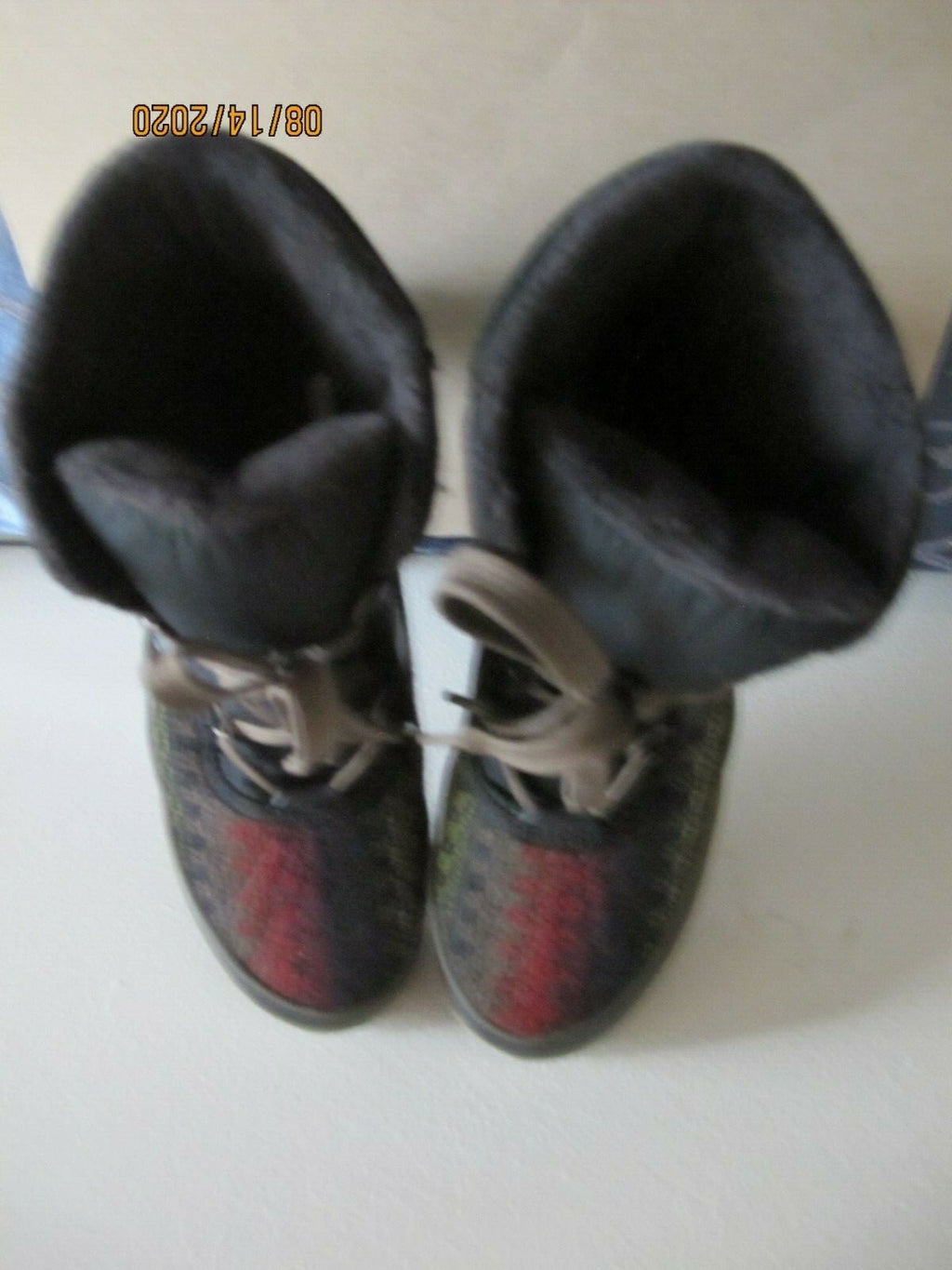 Sorel Women’s Black Multi Color Waterproof Boots Size 8 Fits 7.5