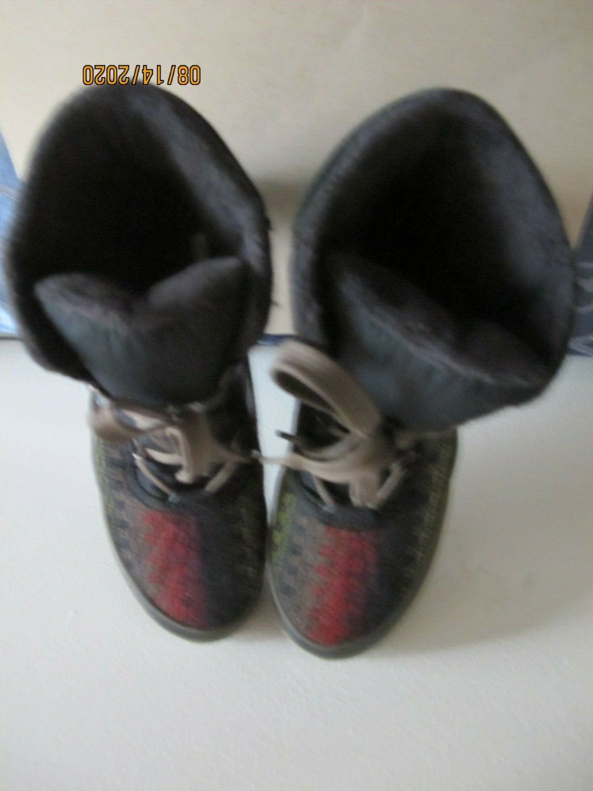 Sorel Women’s Black Multi Color Waterproof Boots Size 8 Fits 7.5