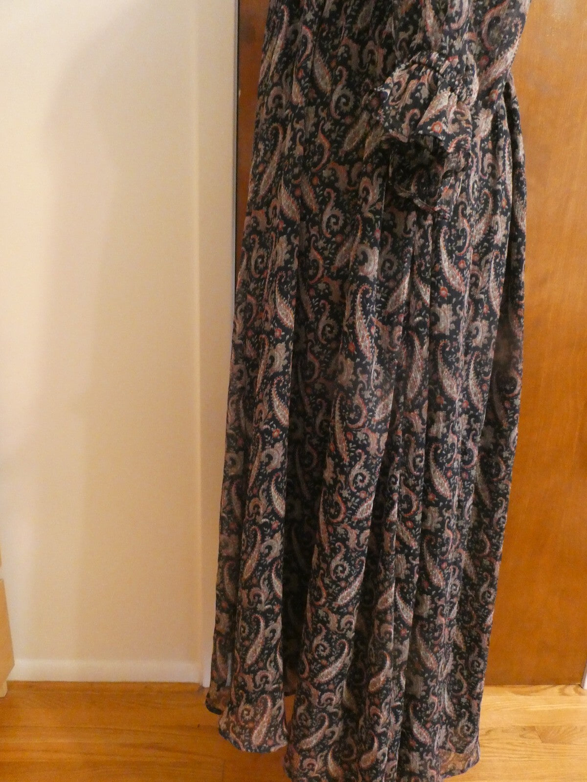 Denim & Supply Ralph Lauren Women Multicolor Long Sleeve Long Dress Size Large