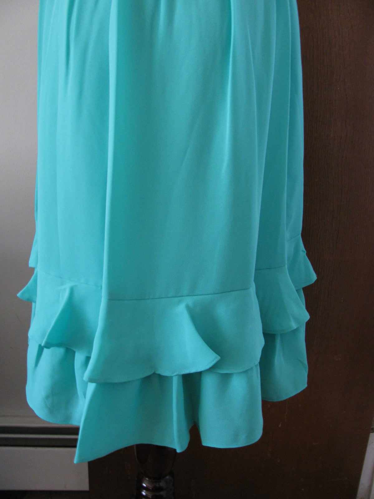 Max And Cleo women's green tide lined detailed  dress size small 
