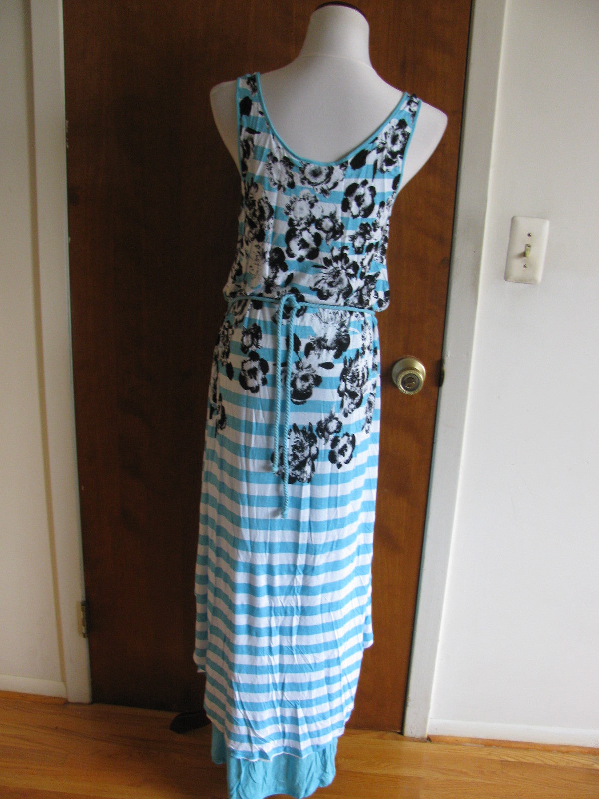 Kensie women’s wave combo lined  summer dress size Large New