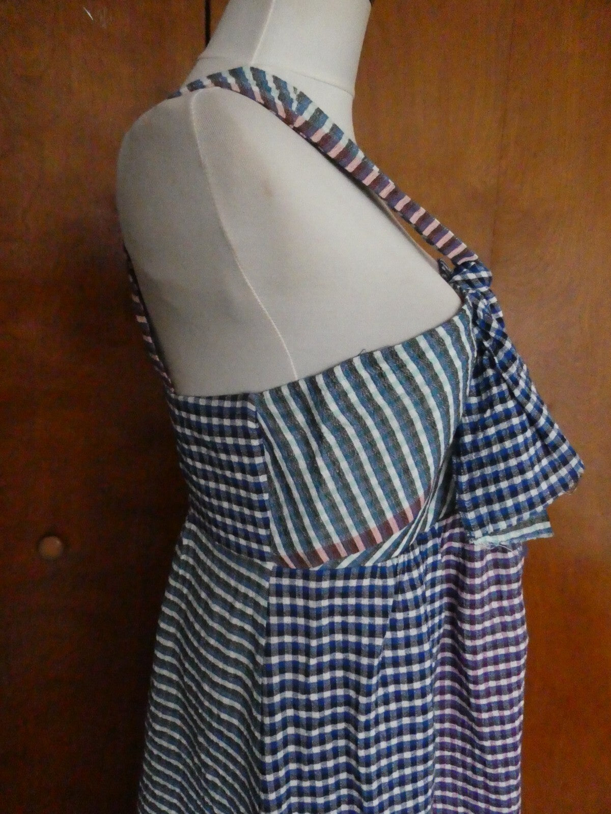 ANTHROPOLOGIE MAEVE Women's Waverly Plaid One Shoulder Full Lined Dress 10,14,16