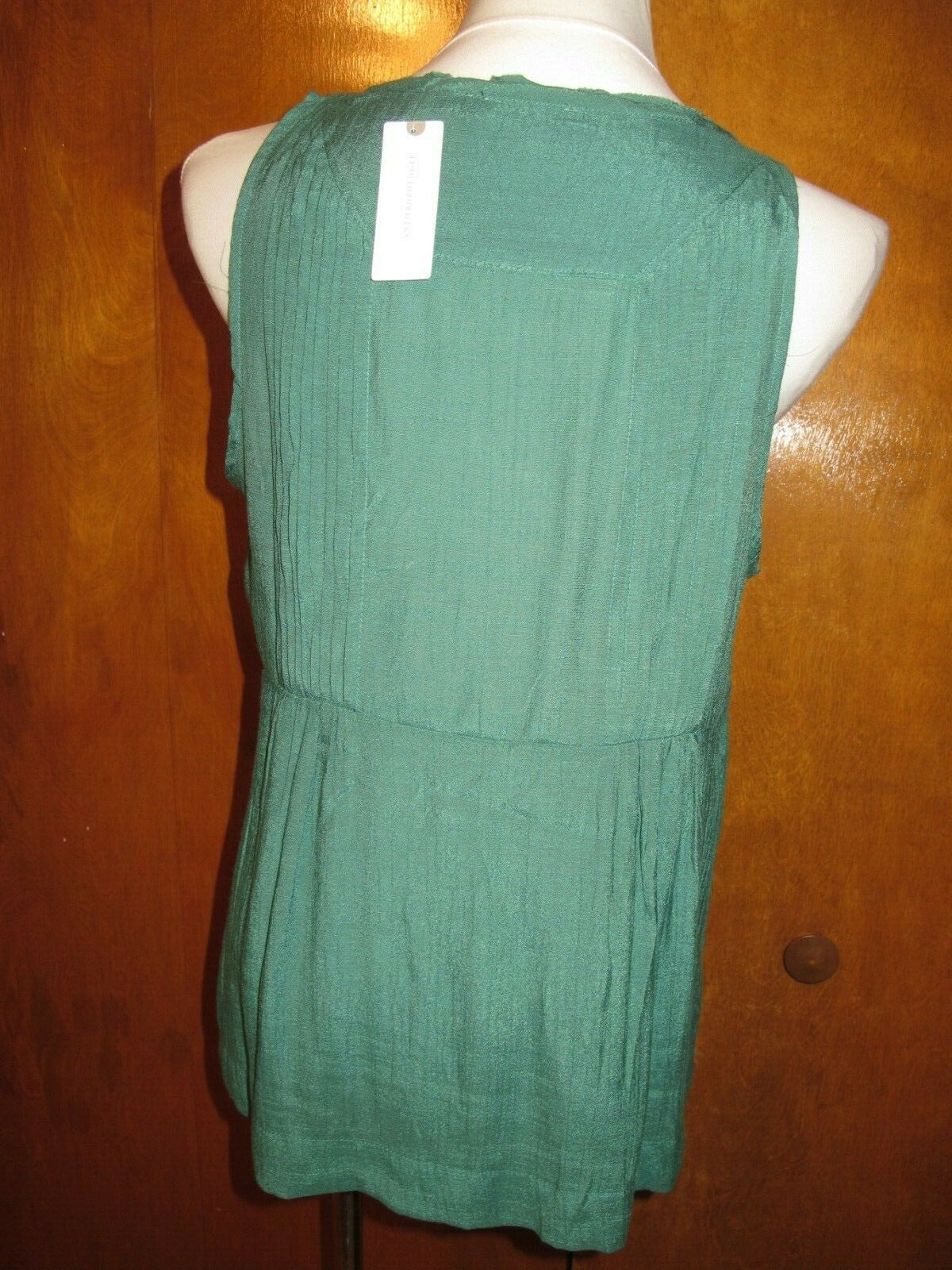 Anthropologie Maeve  Women's Green Rayon Top Medium