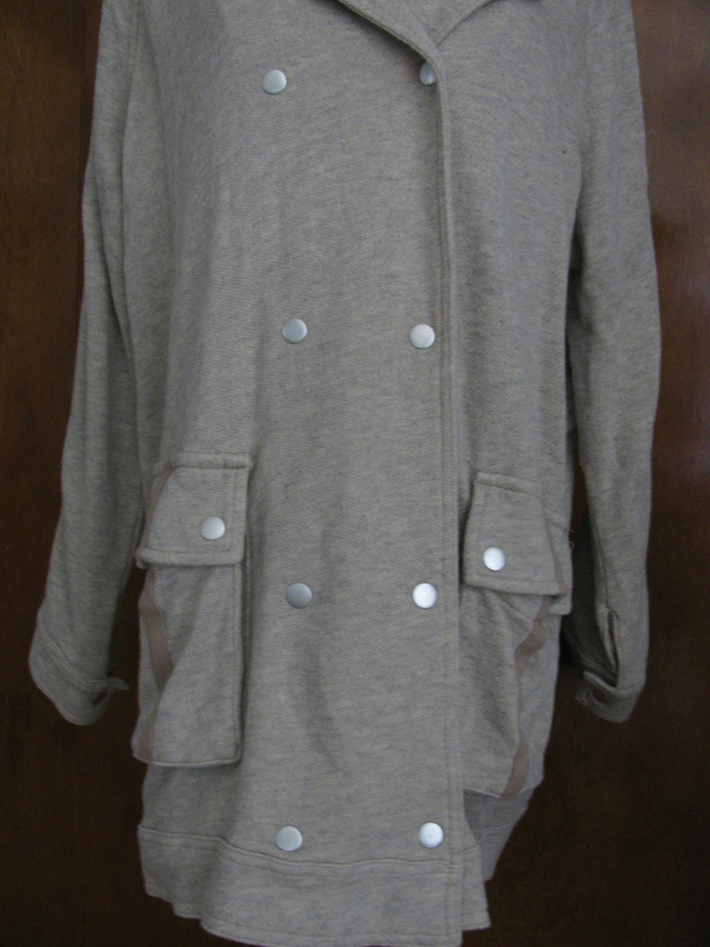 Free People women’s oatmeal lined cardigan size small its Medium New