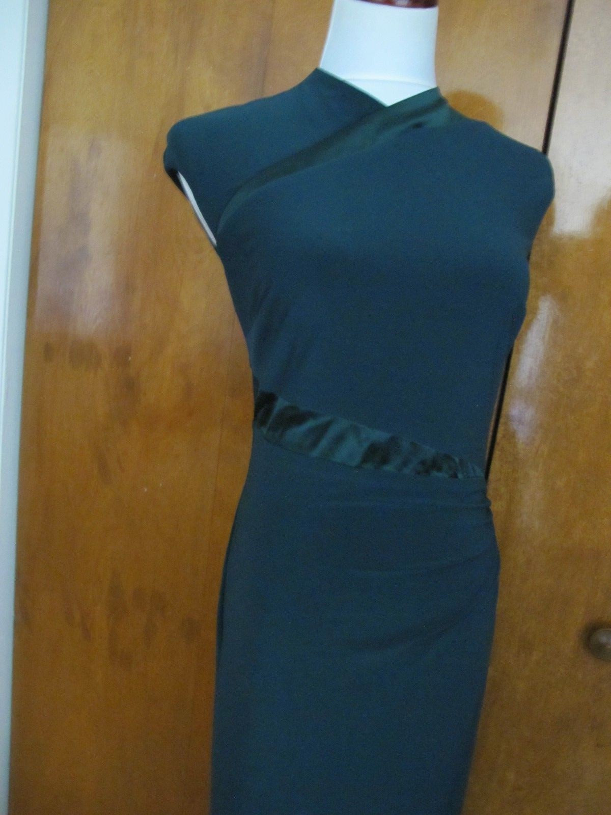 Ralph Lauren women's green evening detailed maxi dress New