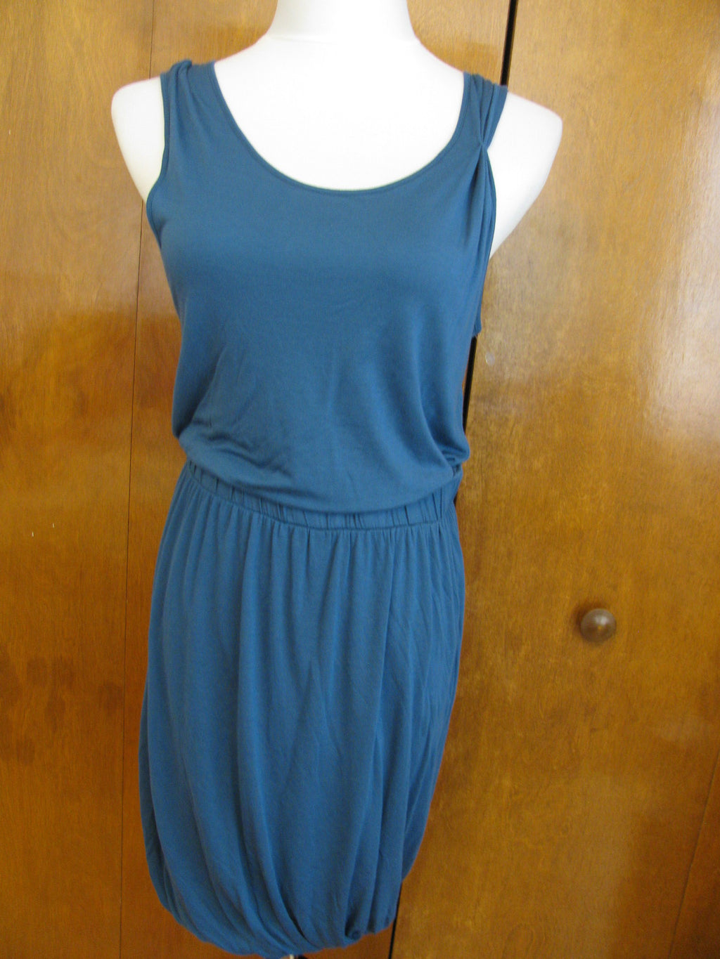 Theory Women's Modal Oil Blue Dress New