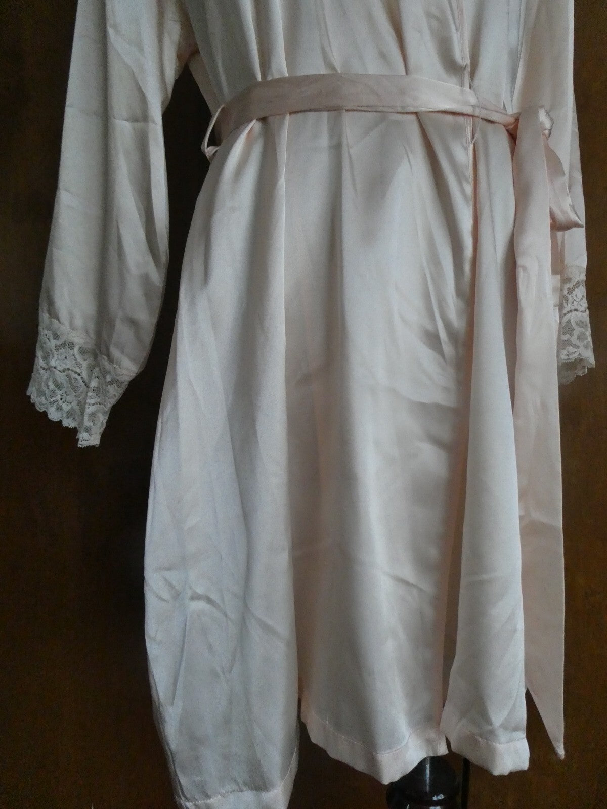 Jones New York women's peaslk wrap bath robe spa size L/XL fits size large $58