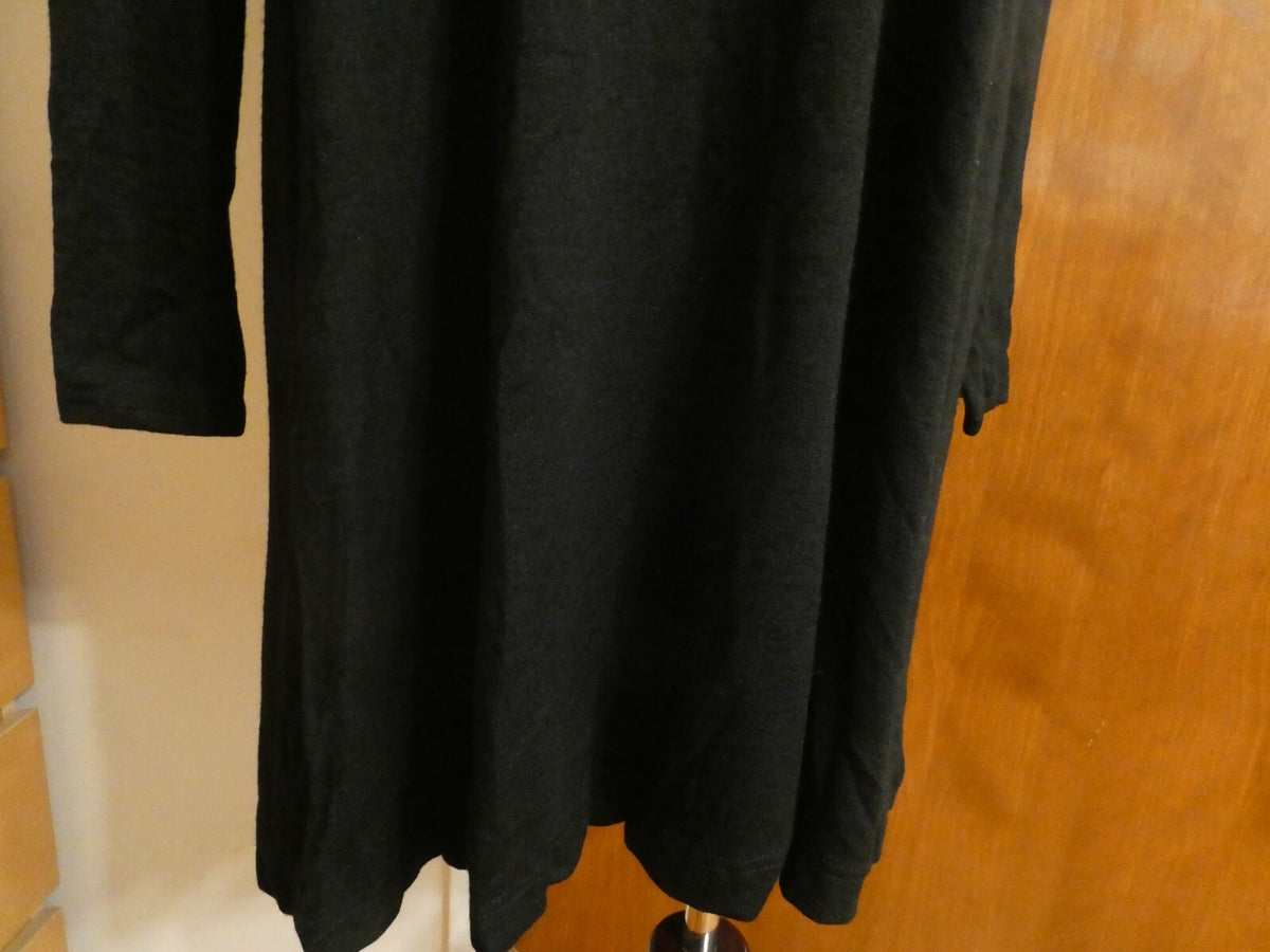 Gap Women's Black Long Sleeves A-Line Dress Size Medium