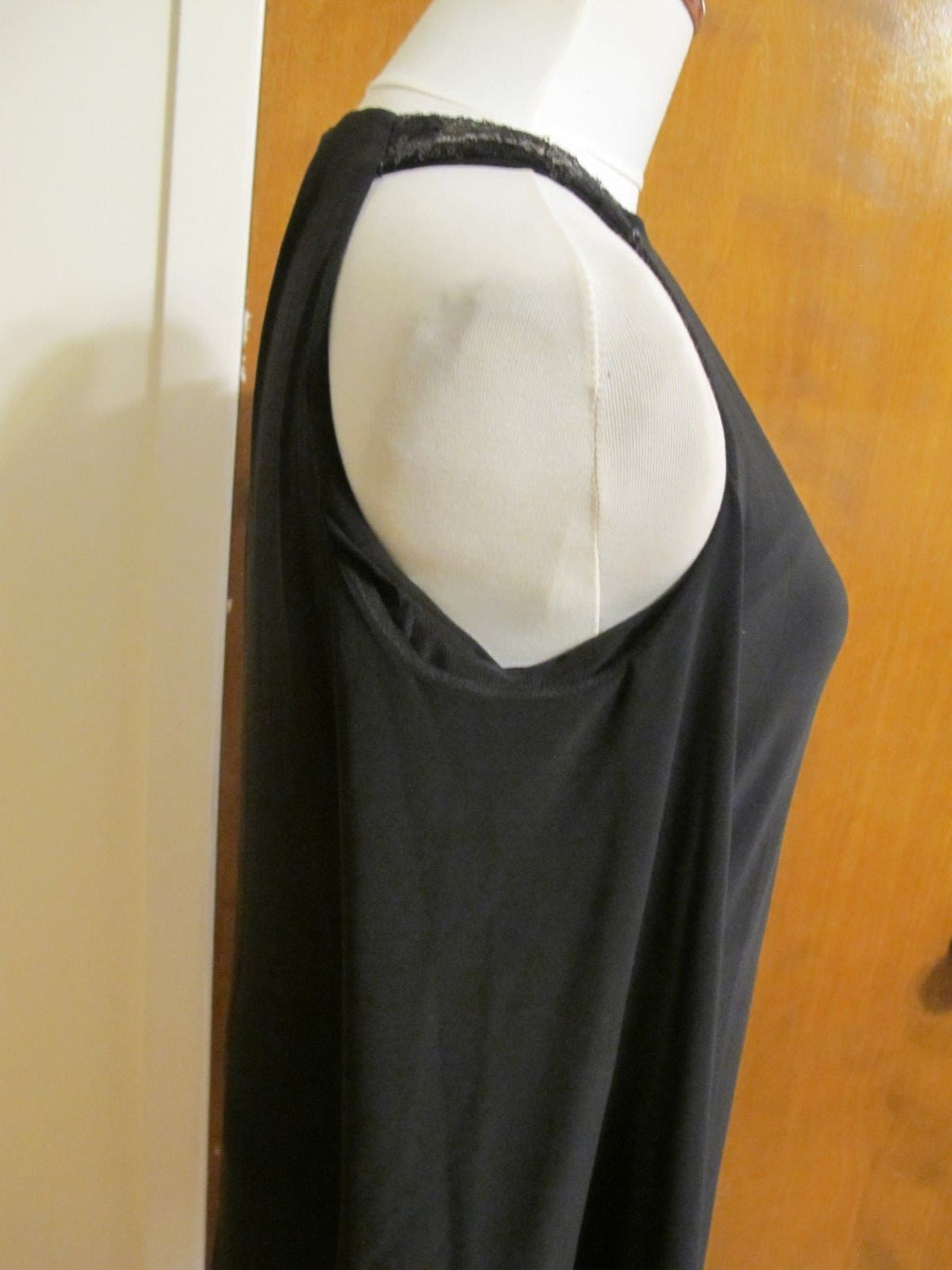 Lauren Ralph Lauren Women Black Lined Evening Cutout A-line Dress Size 4, 14