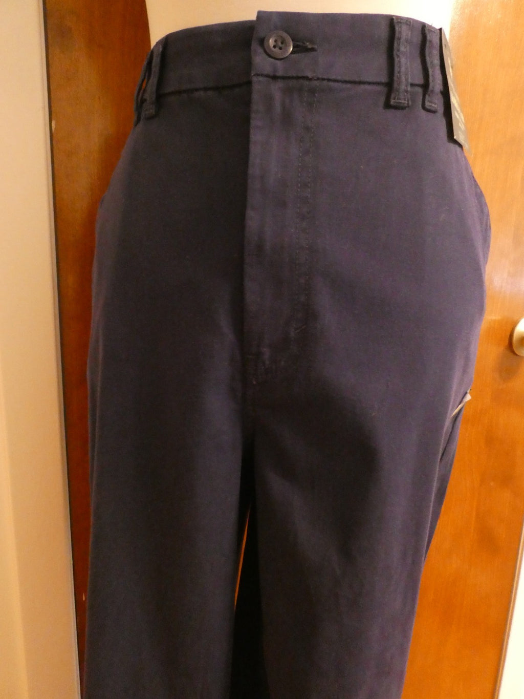 U.S. Polo Assn. Women's Wide Leg Chino Pants Navy High Rise Size 16R (fit 14R)