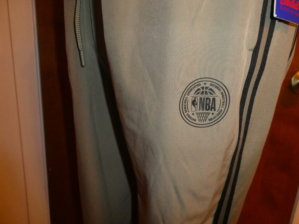 NBA Olive Green Walk Off Jogger Pants Men’s Large Athletic Track Pants Zip Hem