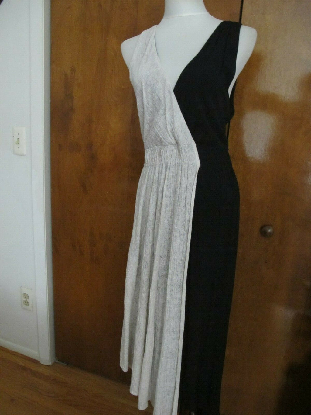  Anthropologie Maeve women’s black noir lined evening dress size large NWT 