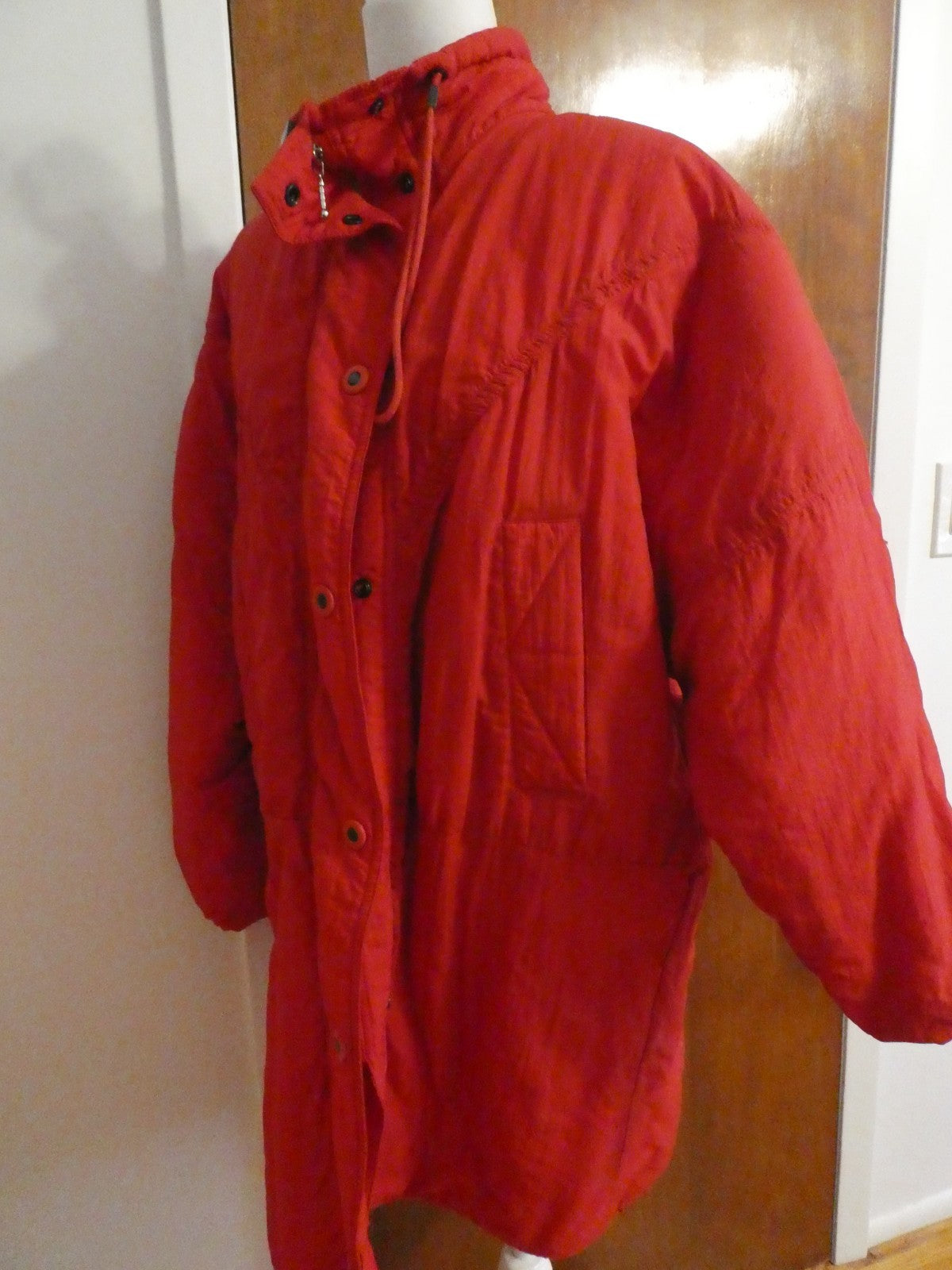 Women’s Royce Winter Coat Red Synthetic Warm Puffer Size 96/170 (US Size M/L)
