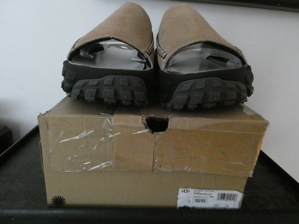 UGG Venture Daze Slide Beige Sandal Shoe Unisex Men Size 12 / Women Size 13
