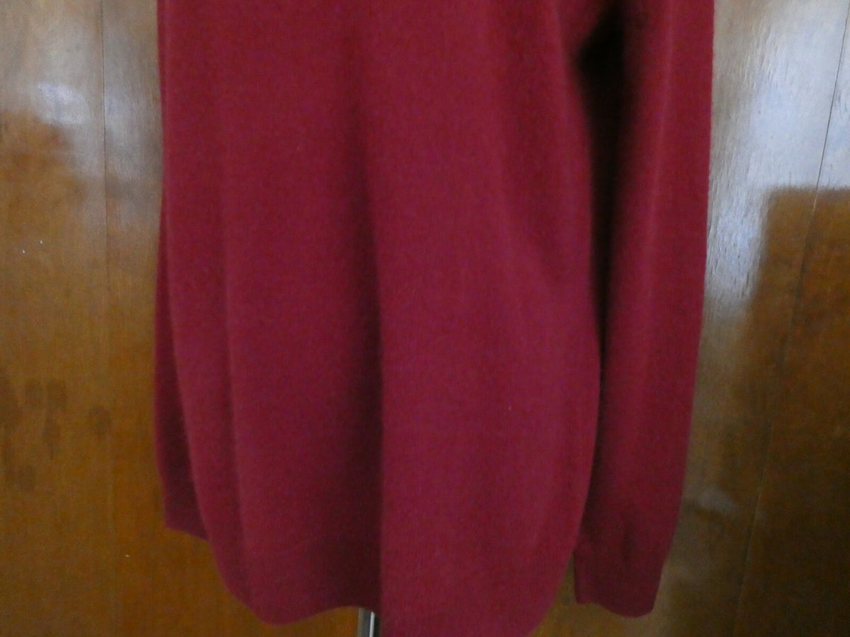 By Bloomingdale's Women's Rust 100% 2-PLY Cashmere Turtleneck Sweater XL