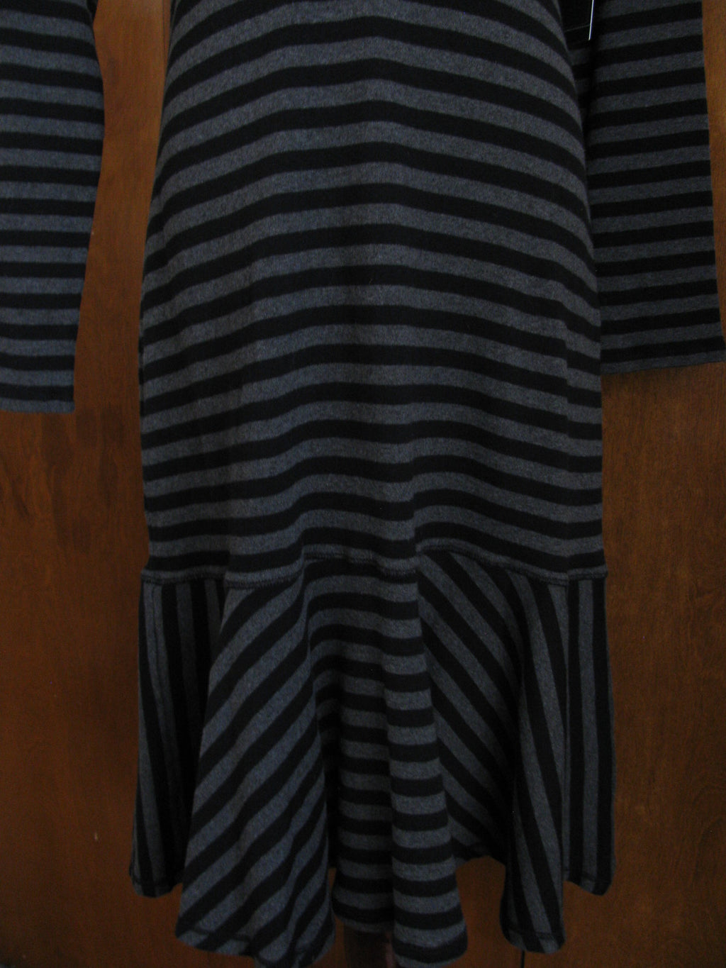 Lauren Jeans CO Women's black gray turtleneck dress size Medium 