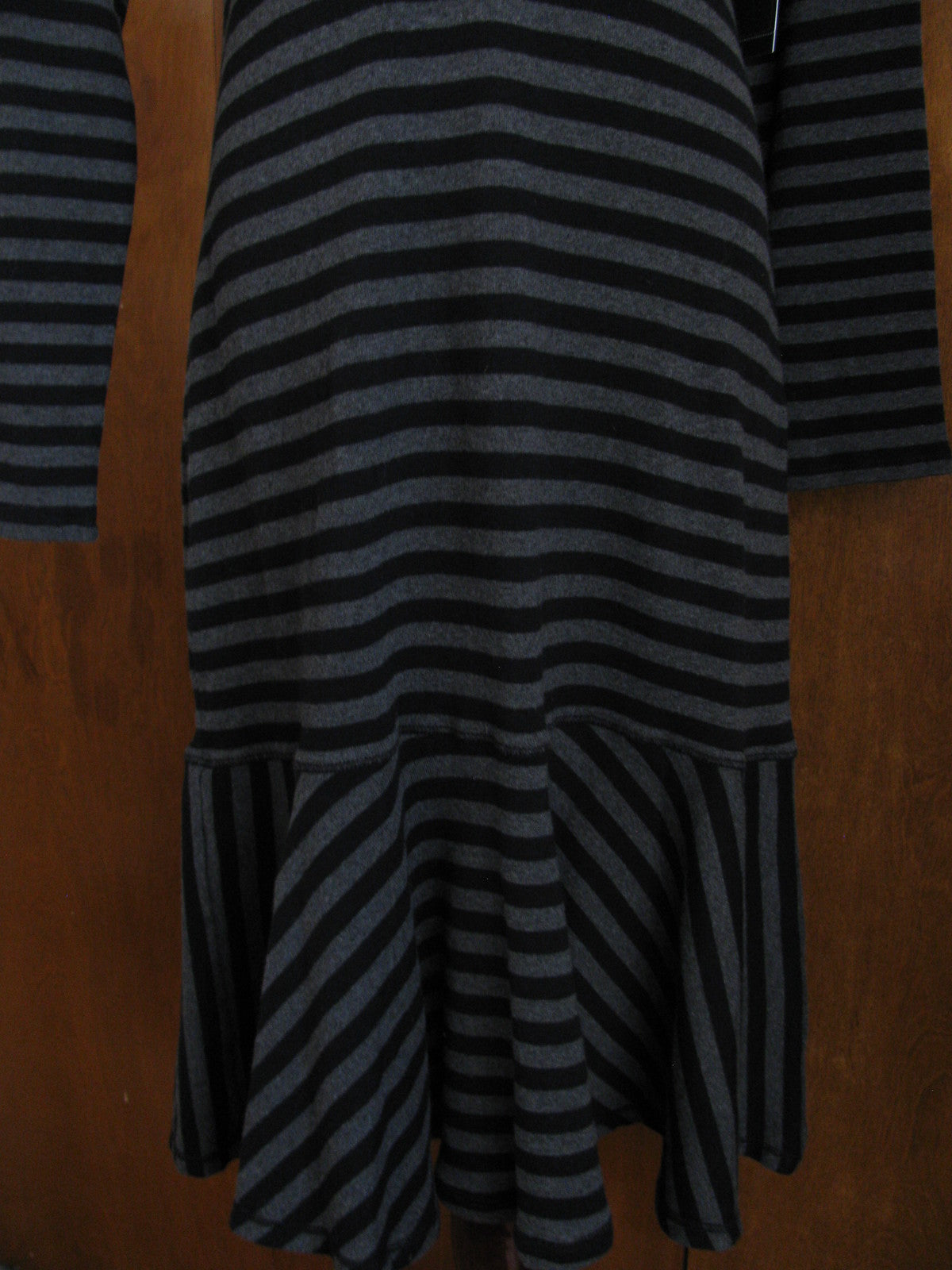 Lauren Jeans CO Women's black gray turtleneck dress size Medium 