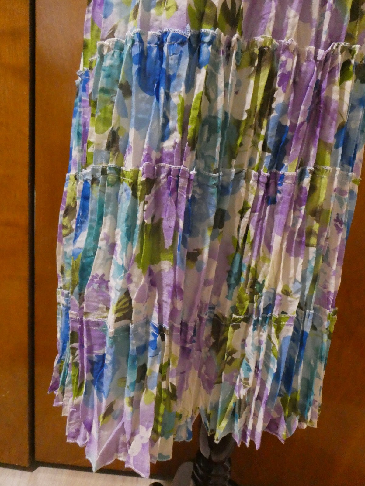 Allison Taylor Women's Multicolor Full Lined Pleated Skirt XLarge