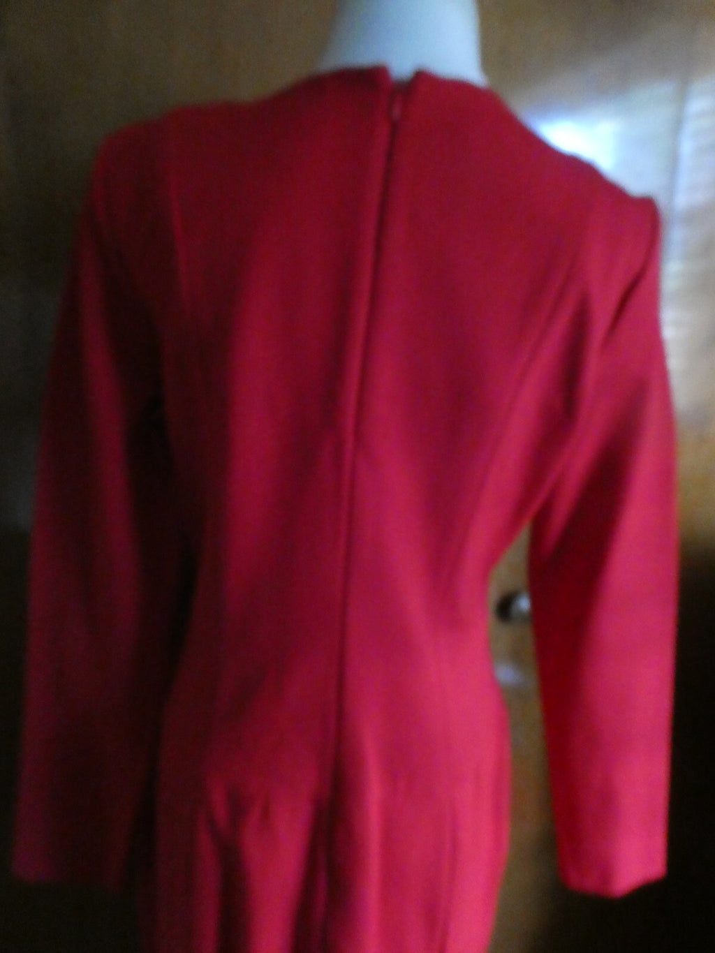 Talbots women's red long sleeves dress 12 $129