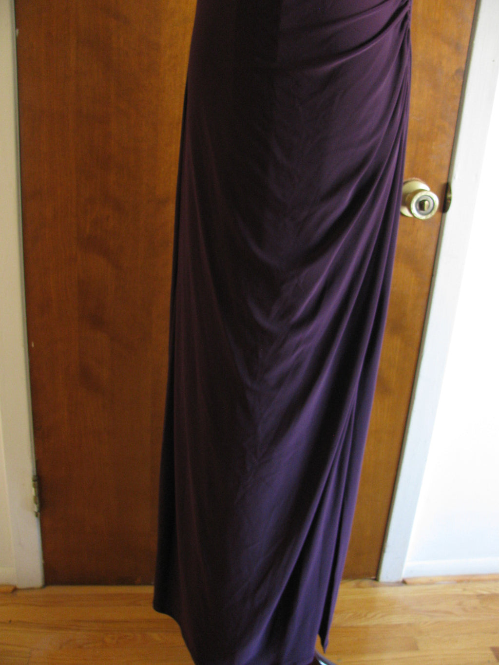 Ralph Lauren women’s maxi raisin lined cocktail dress size 8 New
