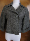 New Carole little women’s black/white elegant lined blazer Small