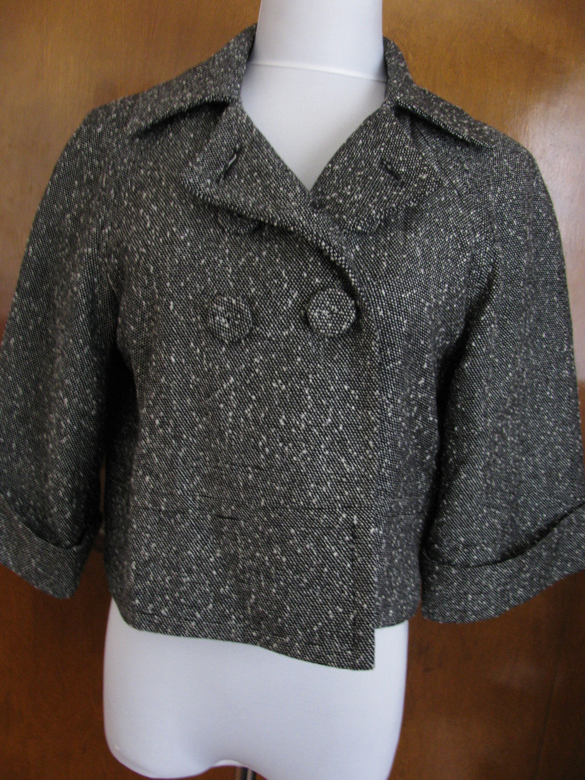 New Carole little women’s black/white elegant lined blazer Small