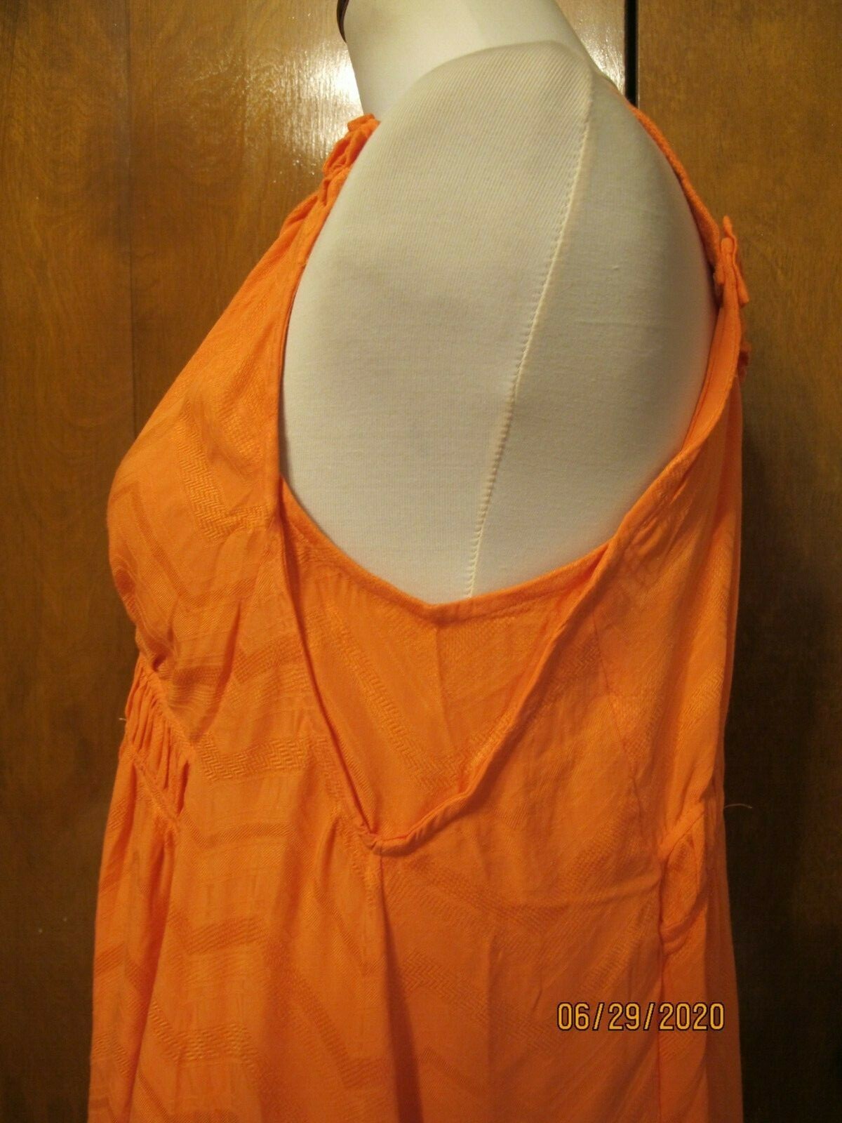 Anthropologie Maeve  Women's Coral Rayon Top 