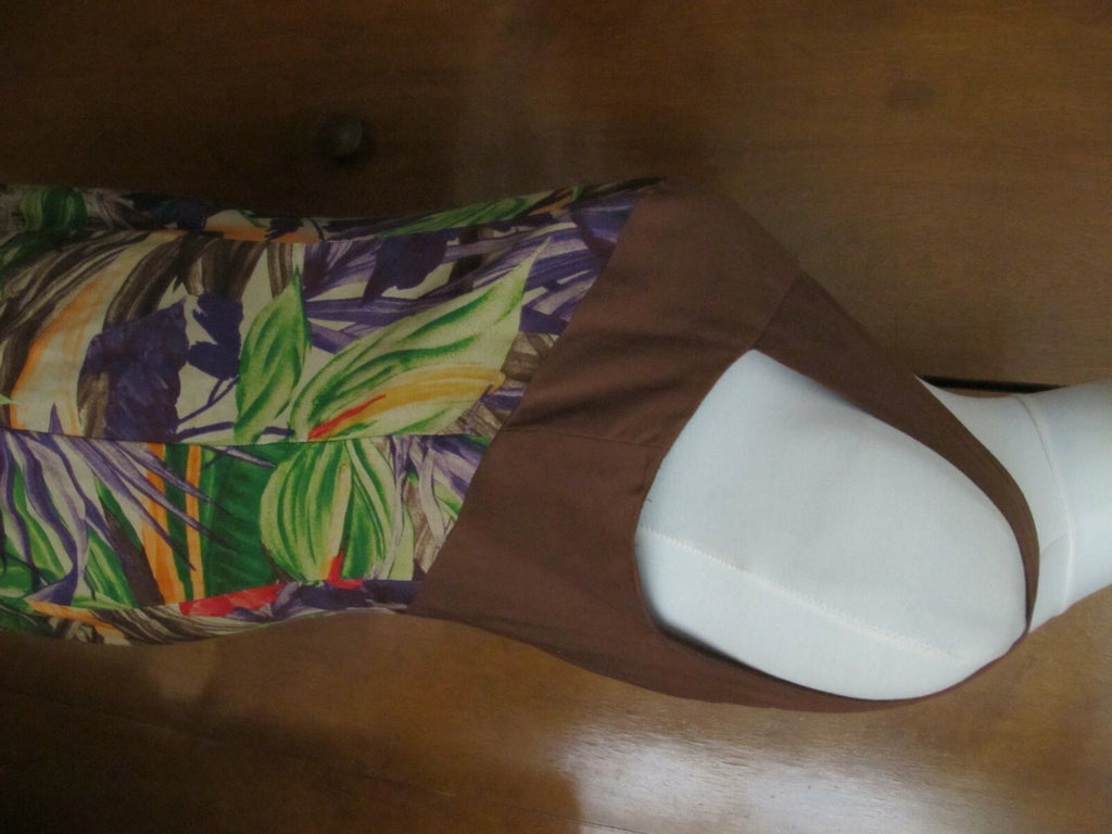 Women's multicolor rayon dress size 10 from Italy